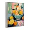 Stupell Industries Orange & Lemon Bowl Framed Giclee Wall Art Design by LSR Design Studio